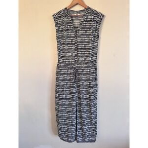 Old Navy One Piece Jumpsuit Romper Sleeves Cropped Wide Leg Women's Med Black